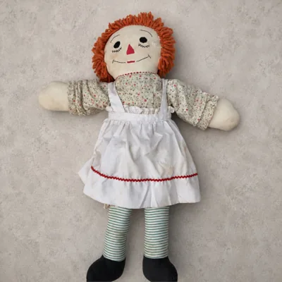 Large Handmade Raggedy Ann-Style Doll