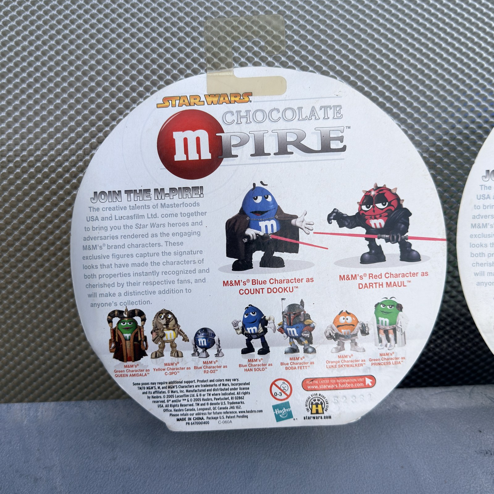 Star Wars M&M’s Chocolate Mpire Pair (2005 Hasbro) photo 6