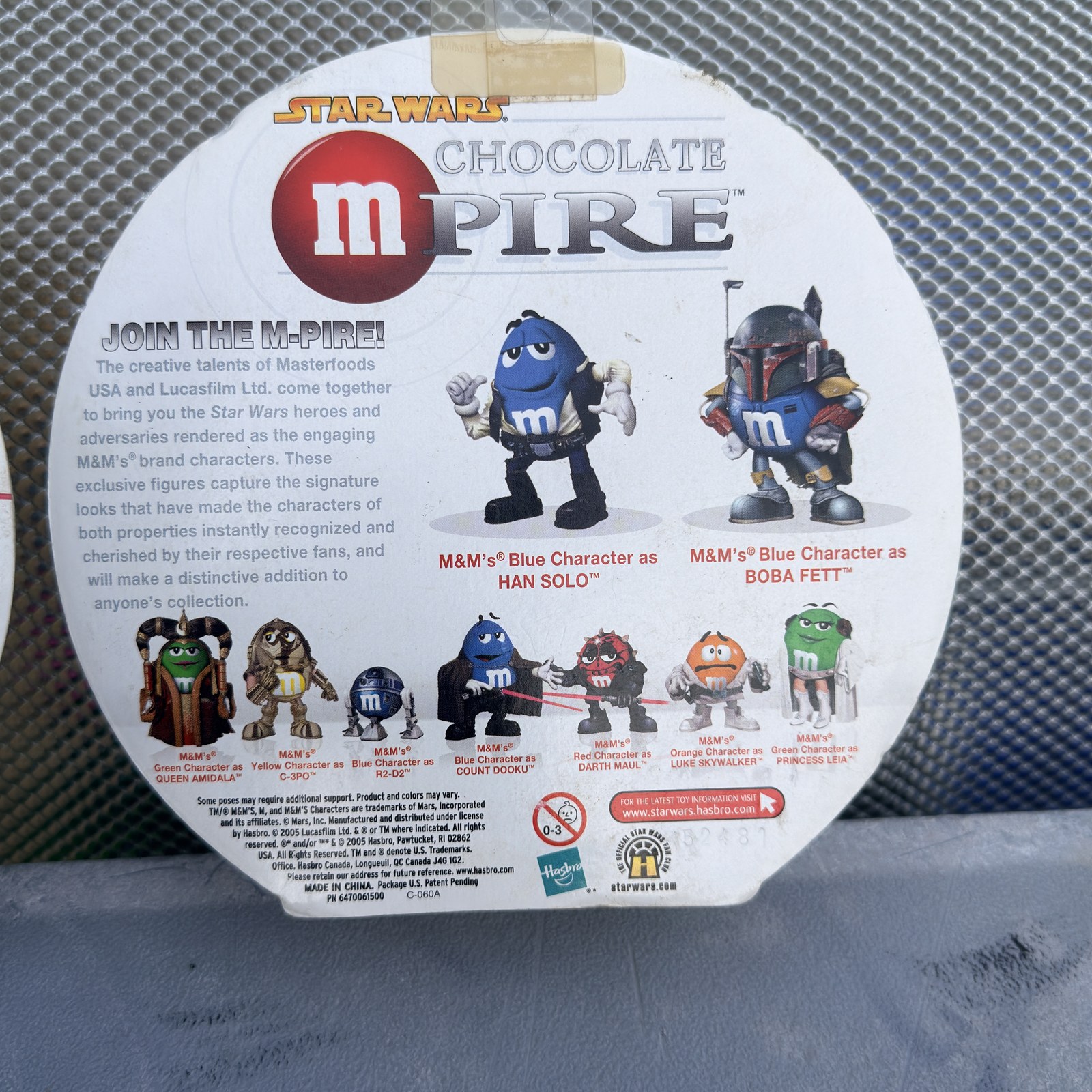 Star Wars M&M’s Chocolate Mpire Pair (2005 Hasbro) photo 7