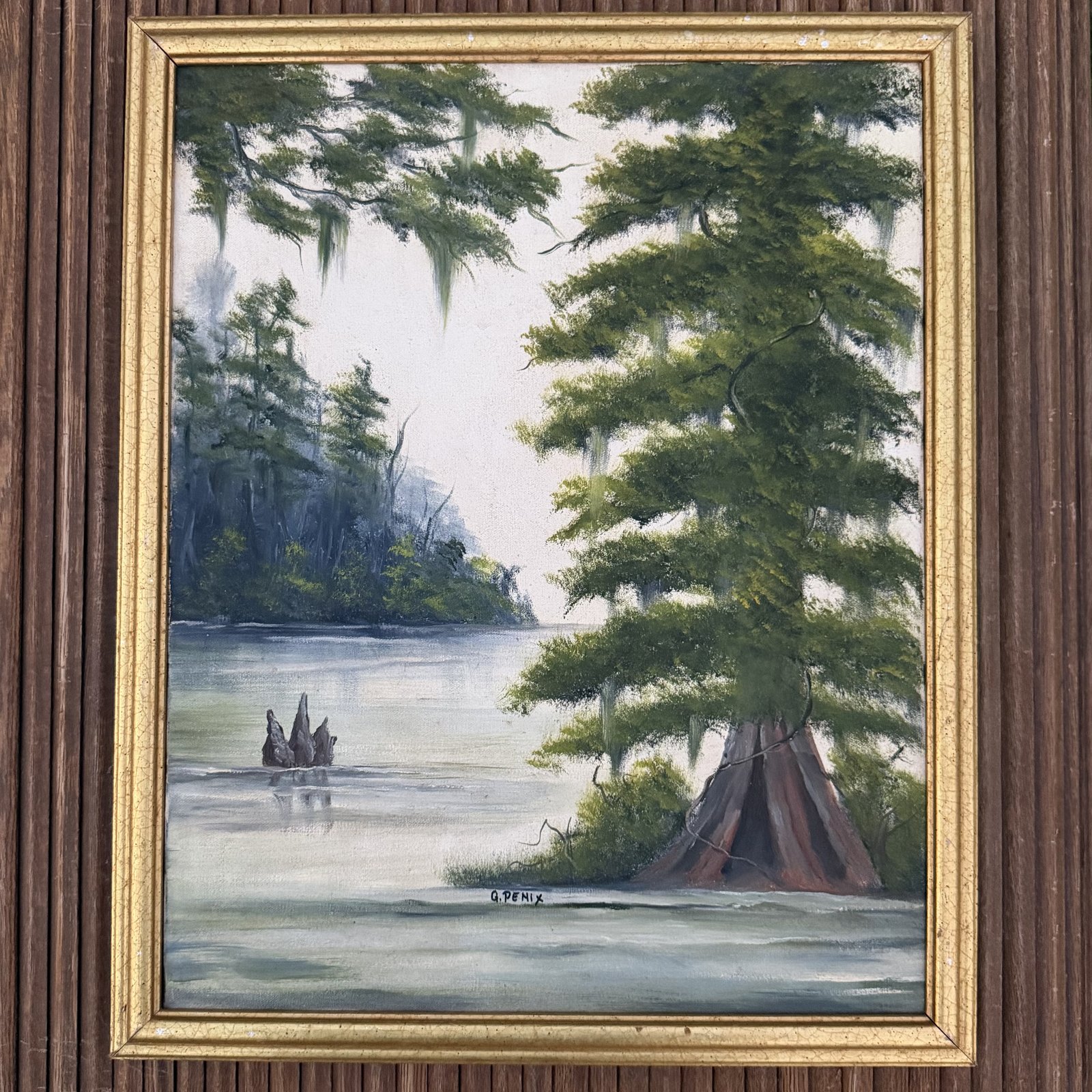 How to Tell an Original Oil From a Print — Using a Swamp Painting as the Example