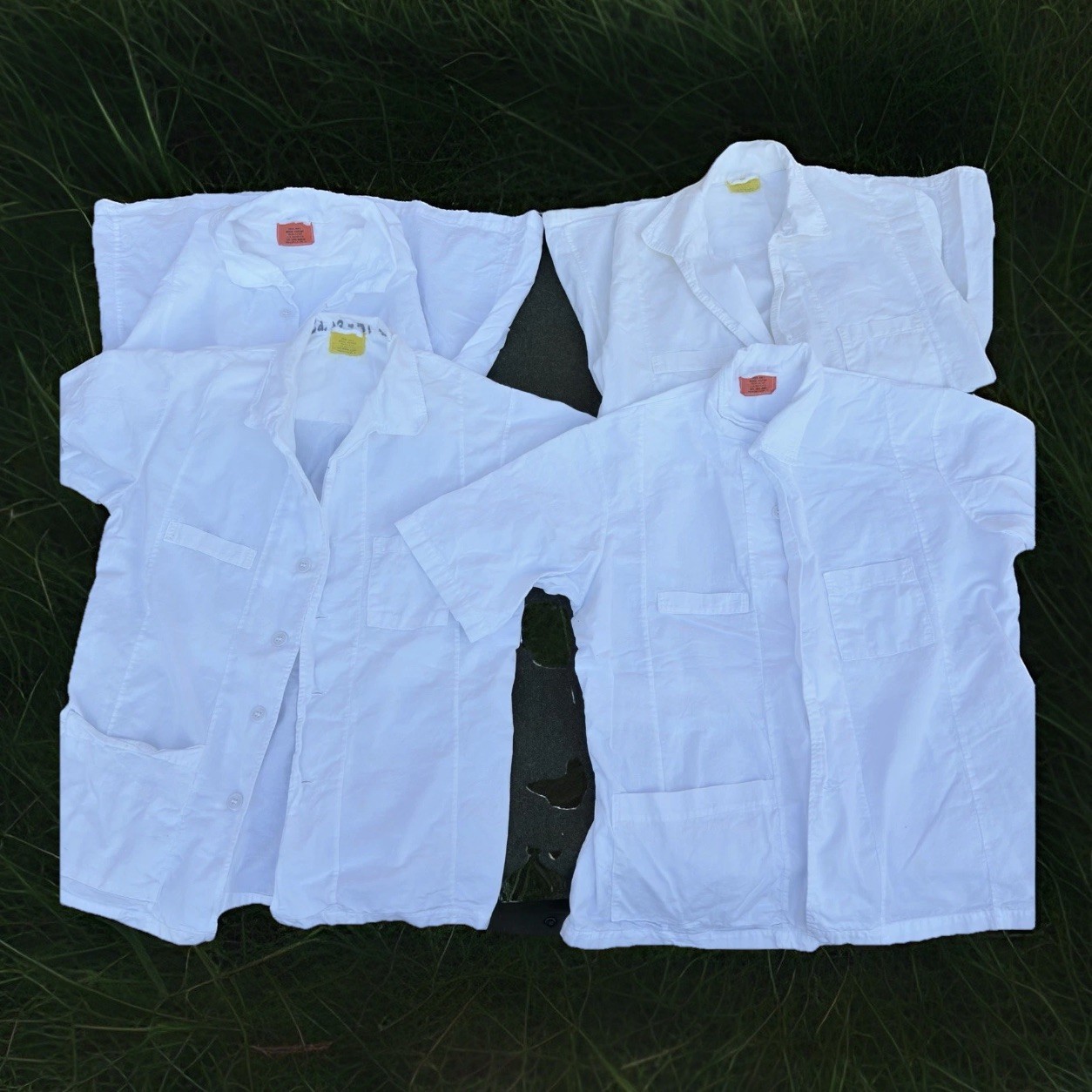 USGI Medical Assistant Smocks, 1970 · Set of 4 — Military & Surplus — Lott's & Found
