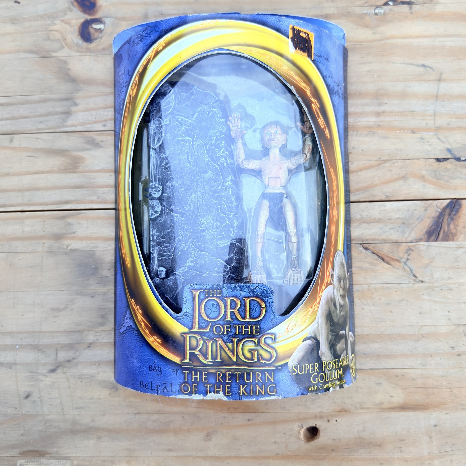 2003 Toy Biz LOTR Super Poseable Gollum package front