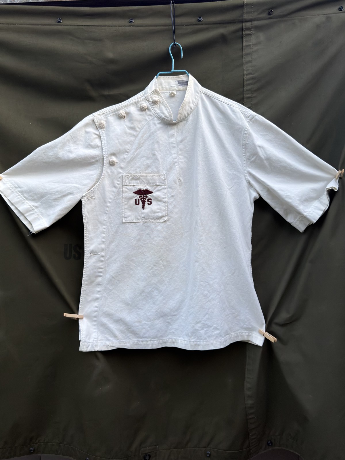 U.S. Caduceus Side-Closure Medical Smock photo 5