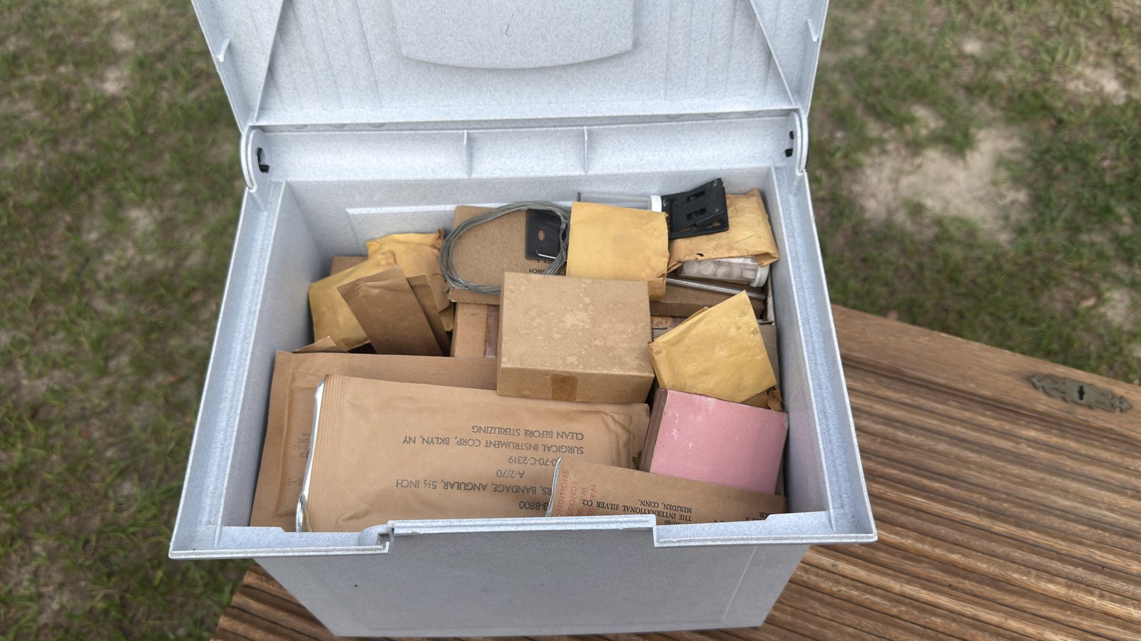 Vintage Military Medical/Surgical Surplus Box Lot photo 1