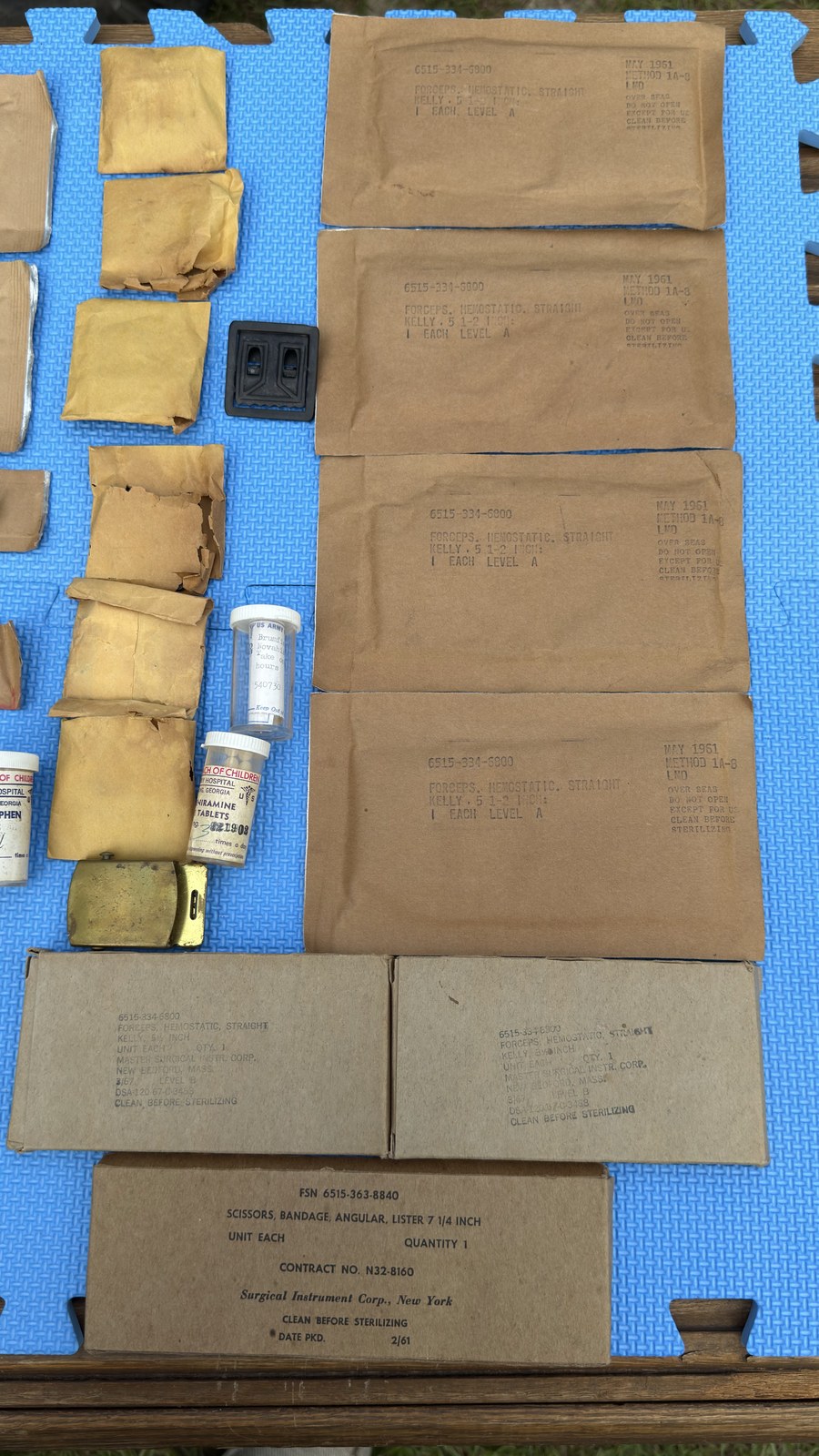 Vintage Military Medical/Surgical Surplus Box Lot photo 4