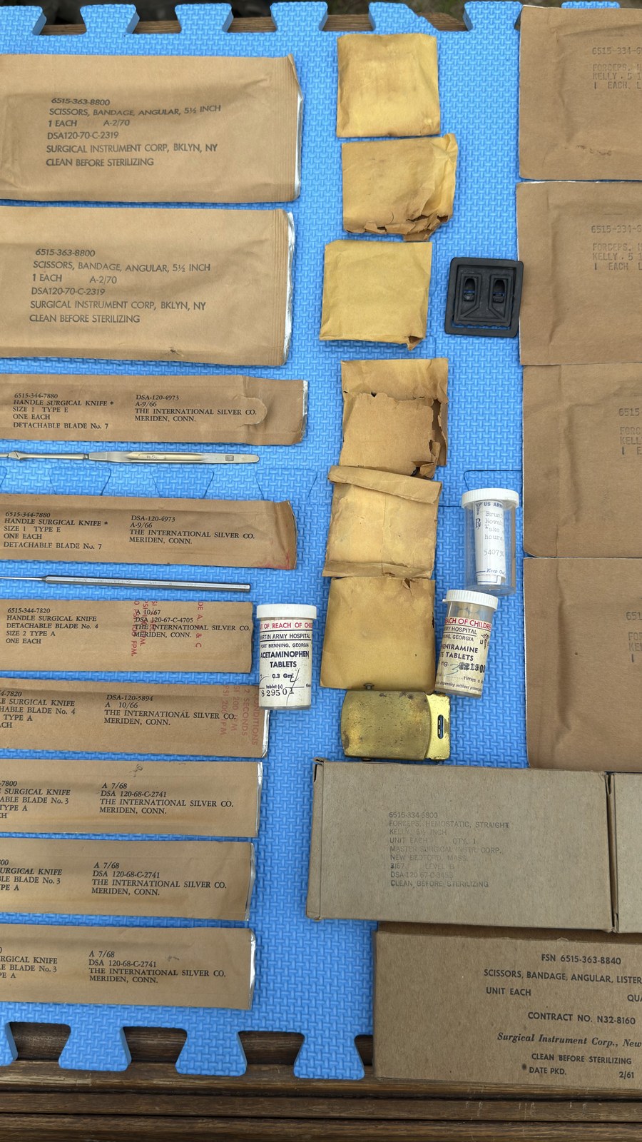 Vintage Military Medical/Surgical Surplus Box Lot photo 5