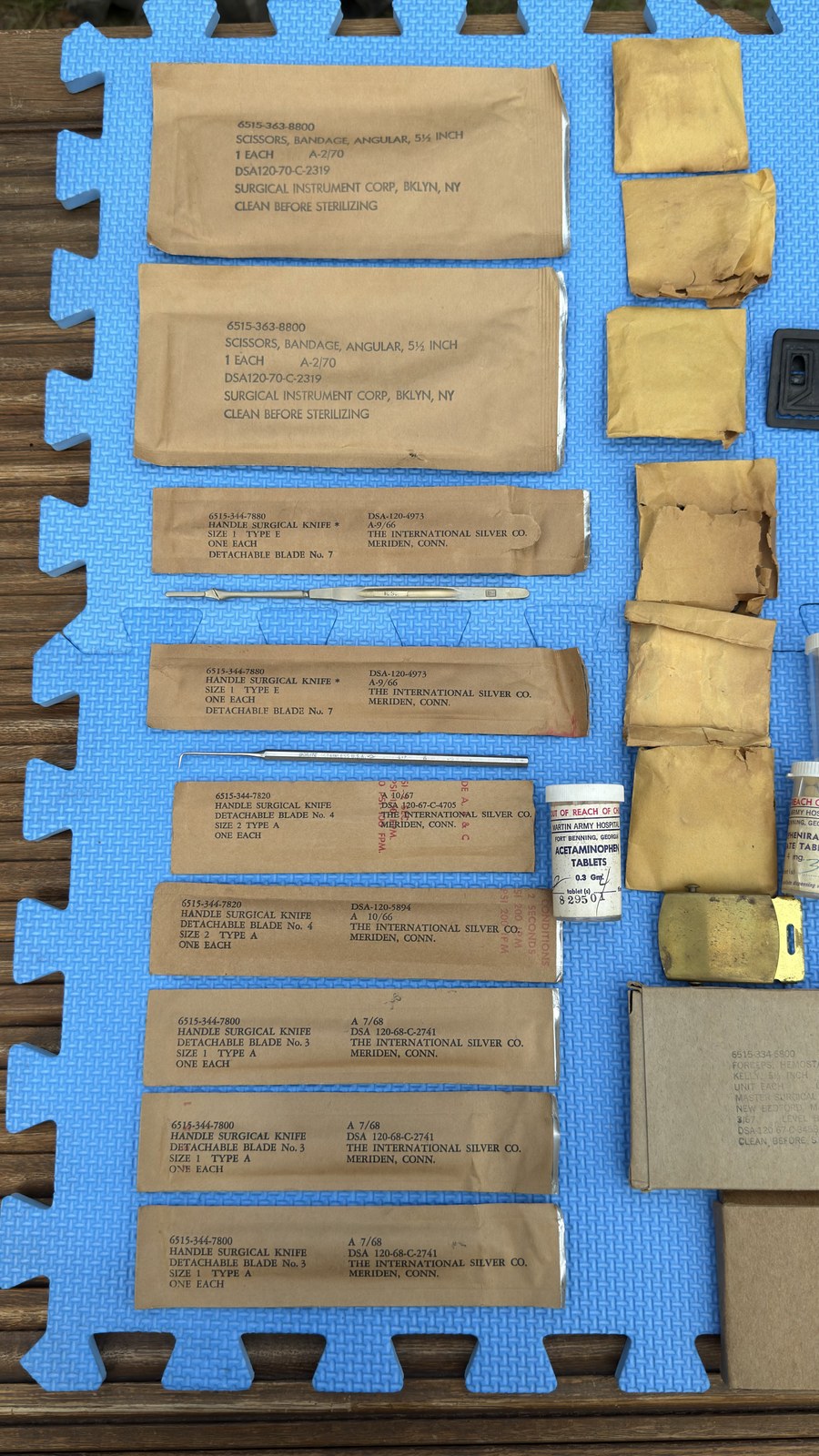 Vintage Military Medical/Surgical Surplus Box Lot photo 6