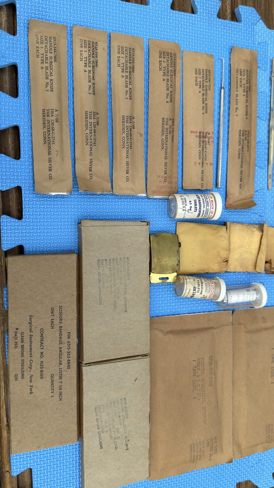 Vintage Military Medical/Surgical Surplus Box Lot photo 7