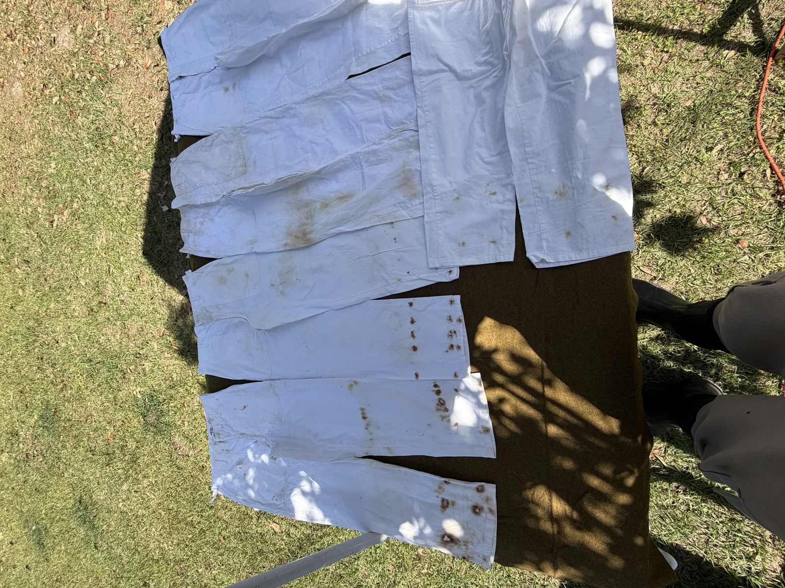 Vintage White Medical Smock Tops & Pants (Multiples) photo 4