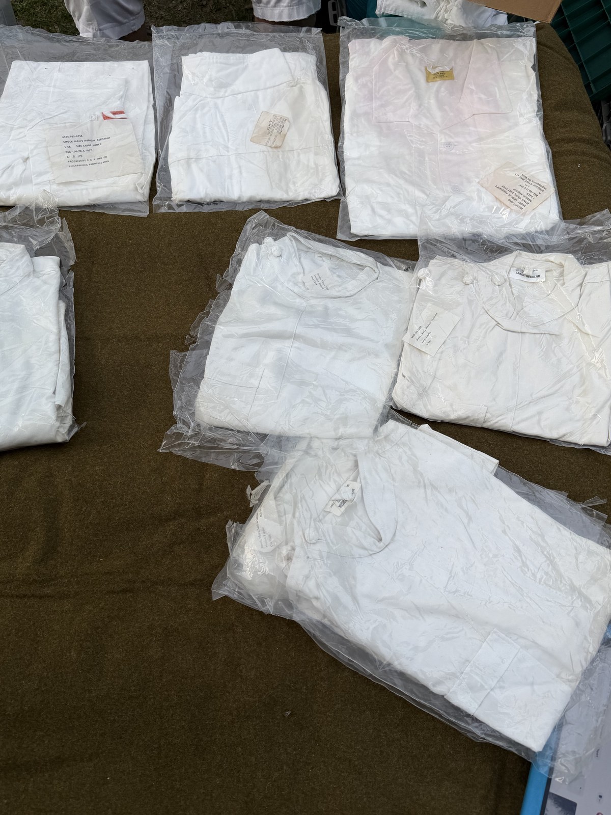 Vintage White Medical Smock Tops & Pants (Multiples) photo 13
