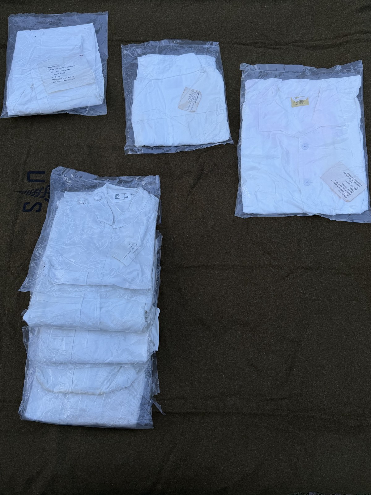 Vintage White Medical Smock Tops & Pants (Multiples) photo 15